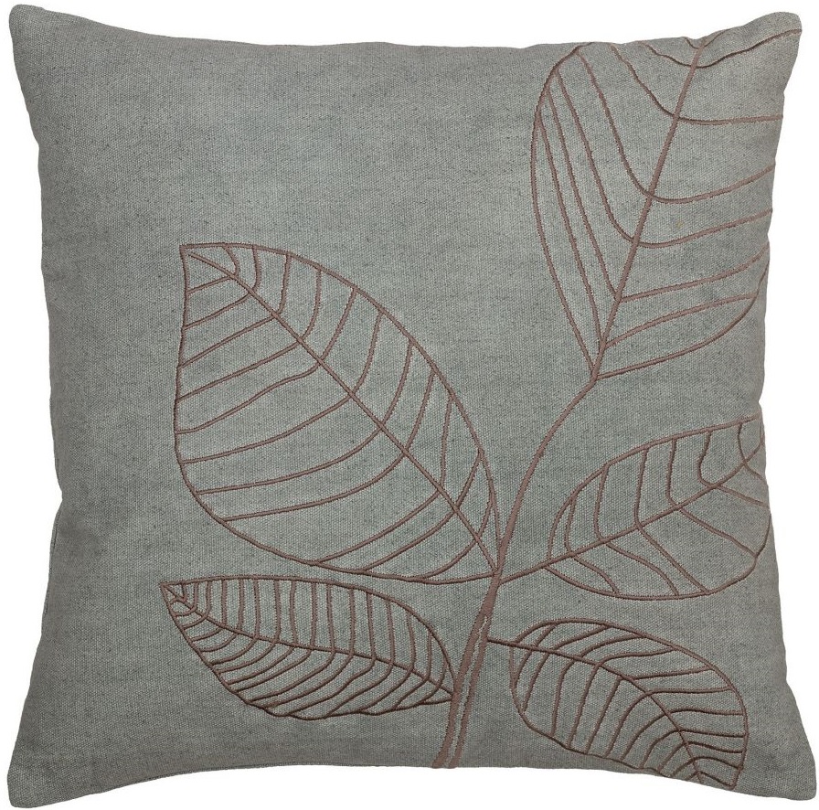 Poduszka dekoracyjna Duille 45x45 cm khaki – obraz-1