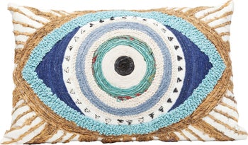 Poduszka dekoracyjna bawełniana kolorowa 55x35 cm – obraz-1