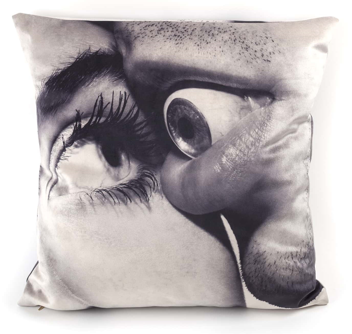 Poduszka dekoracyjna Eye & Mouth 50x50 cm – obraz-1