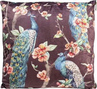 Prydnadskudde Flower Dream Birds, 45x45cm – bild-1.