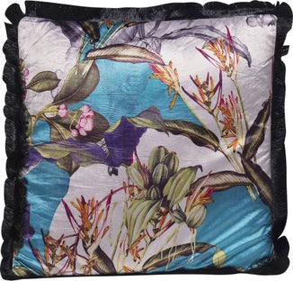 Poduszka dekoracyjna Flower Garden Fringe 45x45 cm – obraz-1