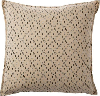 Poduszka dekoracyjna beżowa 45x45 cm Outlet – obraz-1