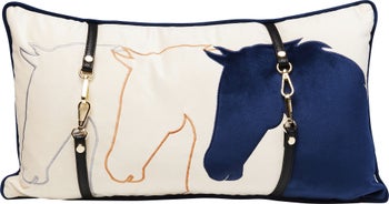 Pernuta decorativa Horsefaces 28x50cm – imagine-1.