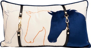 Prydnadskudde Horsefaces, 28x50cm – bild-1.