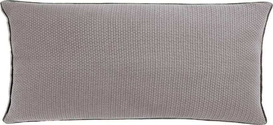 Poduszka dekoracyjna Isak 60x30 cm szara – obraz-1