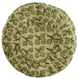 Poduszka dekoracyjna Jolie Ø45 cm odcienie zieleni – obraz-1