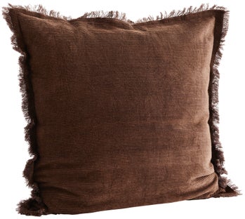 Poduszka dekoracyjna Joy 50x50 cm brązowa – obraz-1