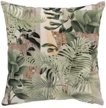 Poduszka dekoracyjna Jungle B 44x44 cm kolorowa – obraz-1