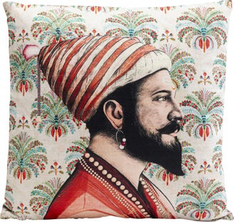 Poduszka dekoracyjna kolorowa maharadża 43x43 cm – obraz-1