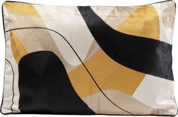 Poduszka dekoracyjna kolorowa nowoczesna 60x40 cm bawełna – obraz-1