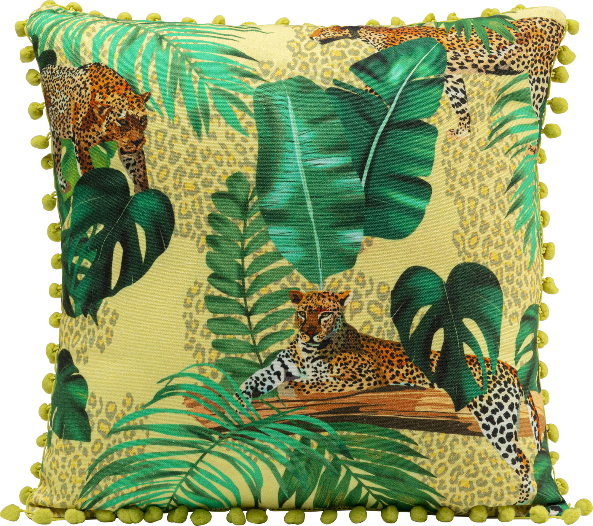 Cojín Leo In Leafs 40x40cm – Imagen-1.