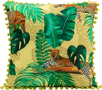Cojín Leo In Leafs 40x40cm – Imagen-1.