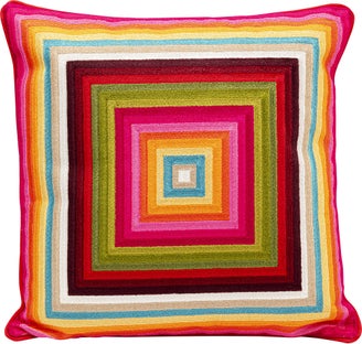 Poduszka dekoracyjna kolorowe kwadraty 50x50 cm – obraz-1
