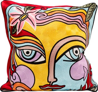 Jastuk Art Line Face 50x50cm – slika-1.