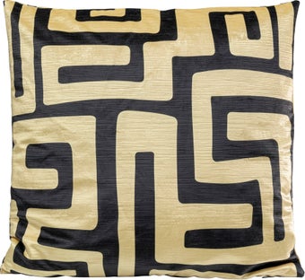 Cojín Labyrinth negro 45x45cm – Imagen-1.