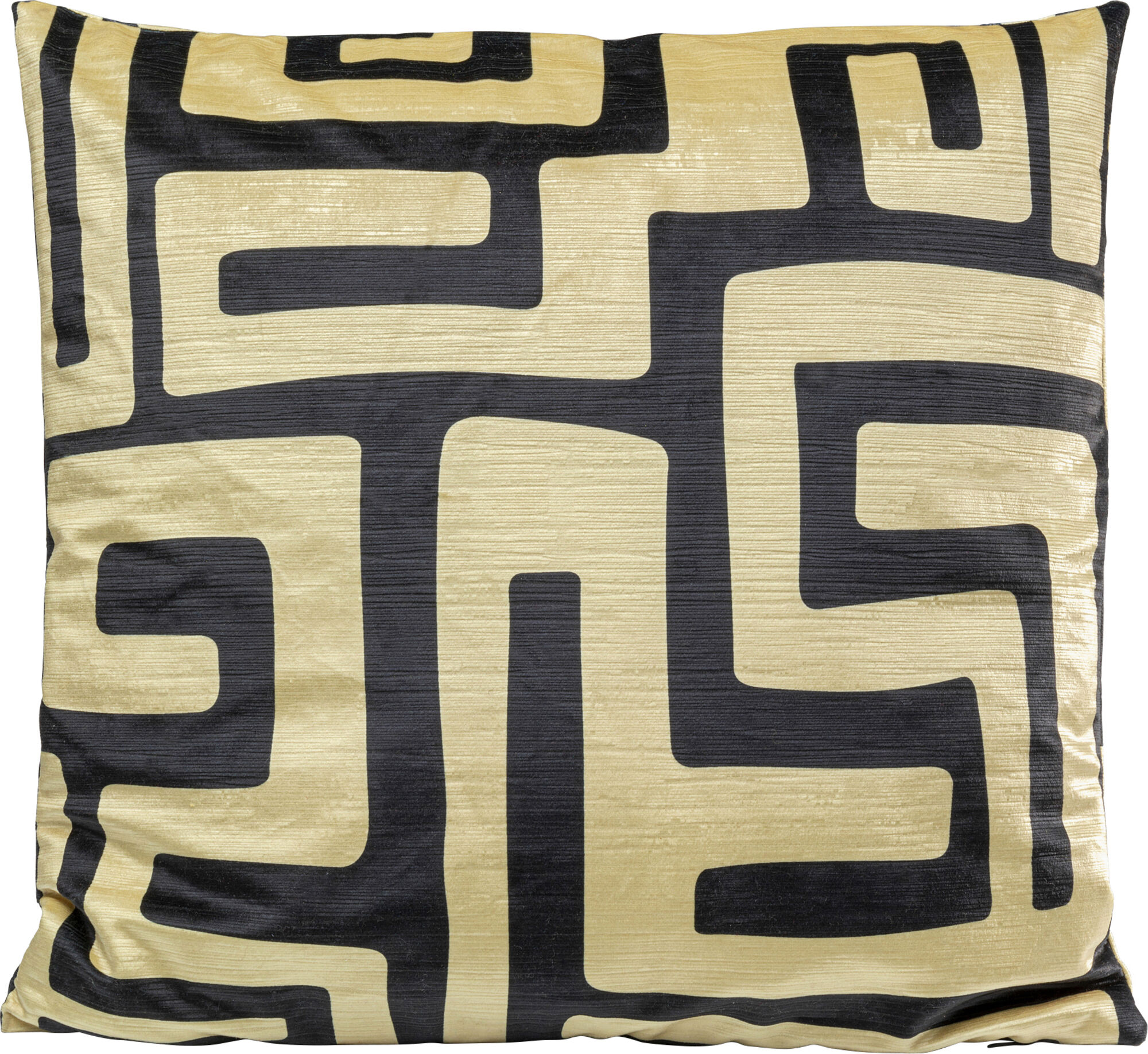 Cojín Labyrinth negro 45x45cm – Imagen-1.