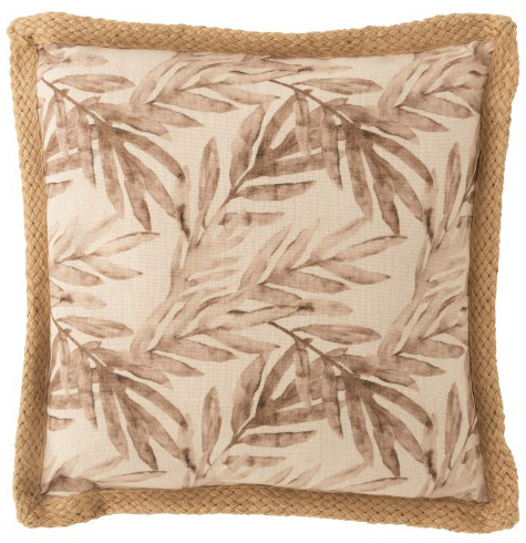 Poduszka dekoracyjna liście 49x4 cm – obraz-1