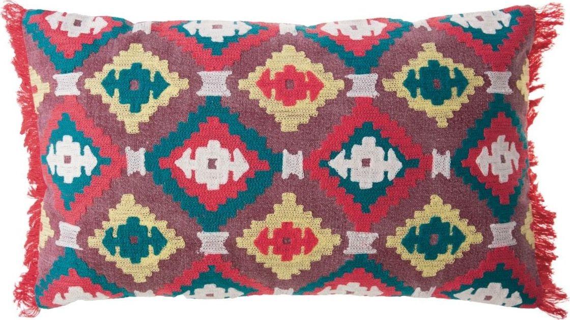 Poduszka dekoracyjna Machua 50x30 cm kolorowa – obraz-1