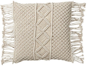 Poduszka dekoracyjna Marcille 50x50 cm off-white – obraz-1