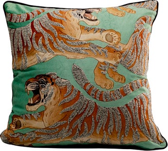 Kudde Tiger Love Mint 45x45cm – bild-1.