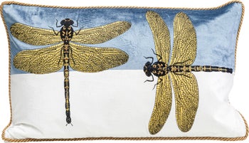 Pagalvėlė Glitter Dragonfly White 50x30cm – paveikslėlis-1.
