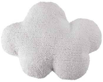 Poduszka dekoracyjna bawełna biała chmura 50x40 cm – obraz-1