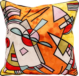 Cojín Art Line Naranja 50x50cm – Imagen-1.