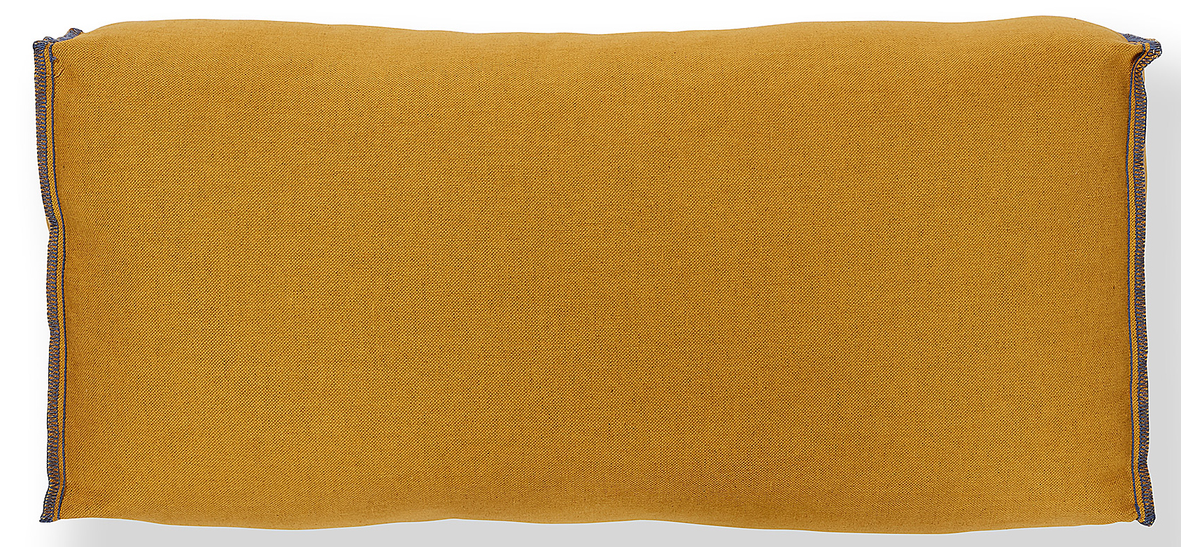 Poduszka dekoracyjna żółta 52x14 cm – obraz-1
