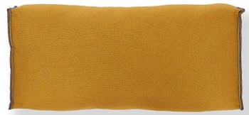 Poduszka dekoracyjna żółta 52x14 cm – obraz-1