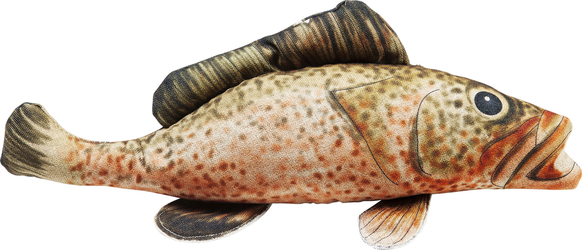 Poduszka dekoracyjna Shape Fish Dots 47x25 cm – obraz-1