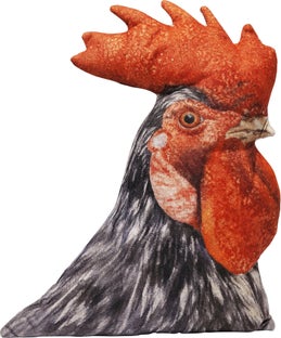 Poduszka dekoracyjna Shape Rooster 47x37 cm kolorowa – obraz-1