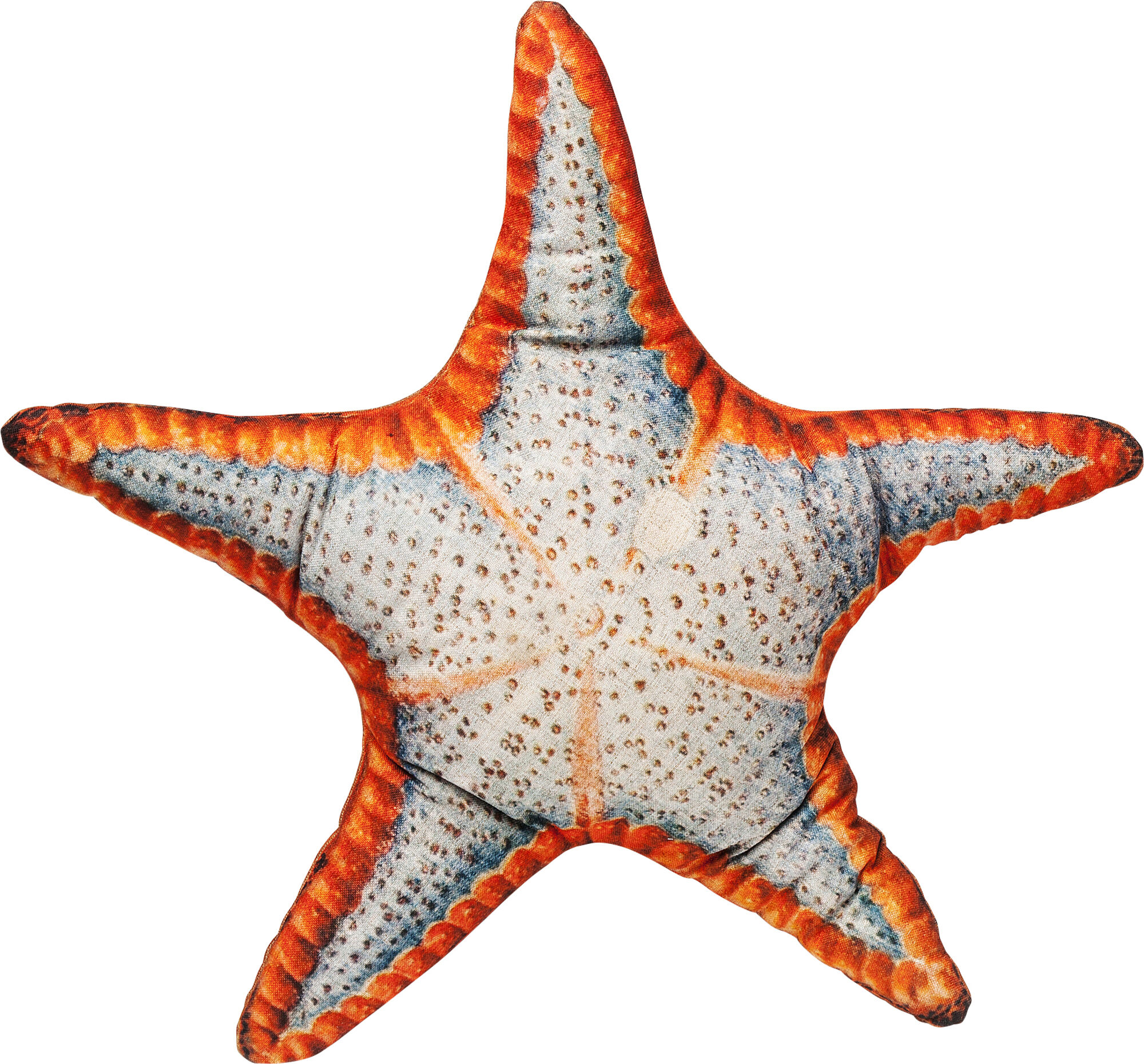 Poduszka dekoracyjna Shape Starfish 65x65 cm koralowa – obraz-1