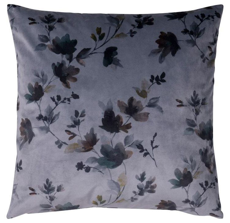Poduszka dekoracyjna niebieska glamour 50x50 cm – obraz-1