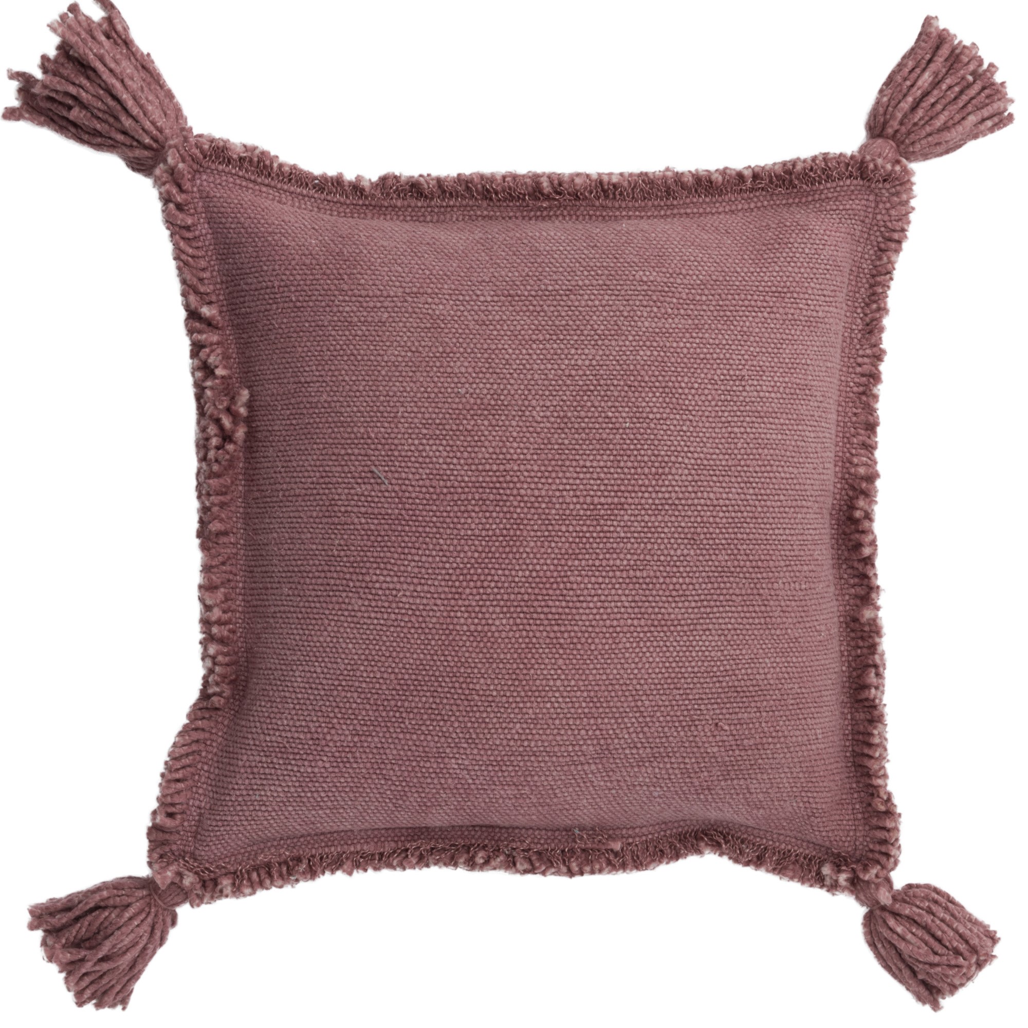 Poduszka dekoracyjna fioletowa 45x45 cm – obraz-1