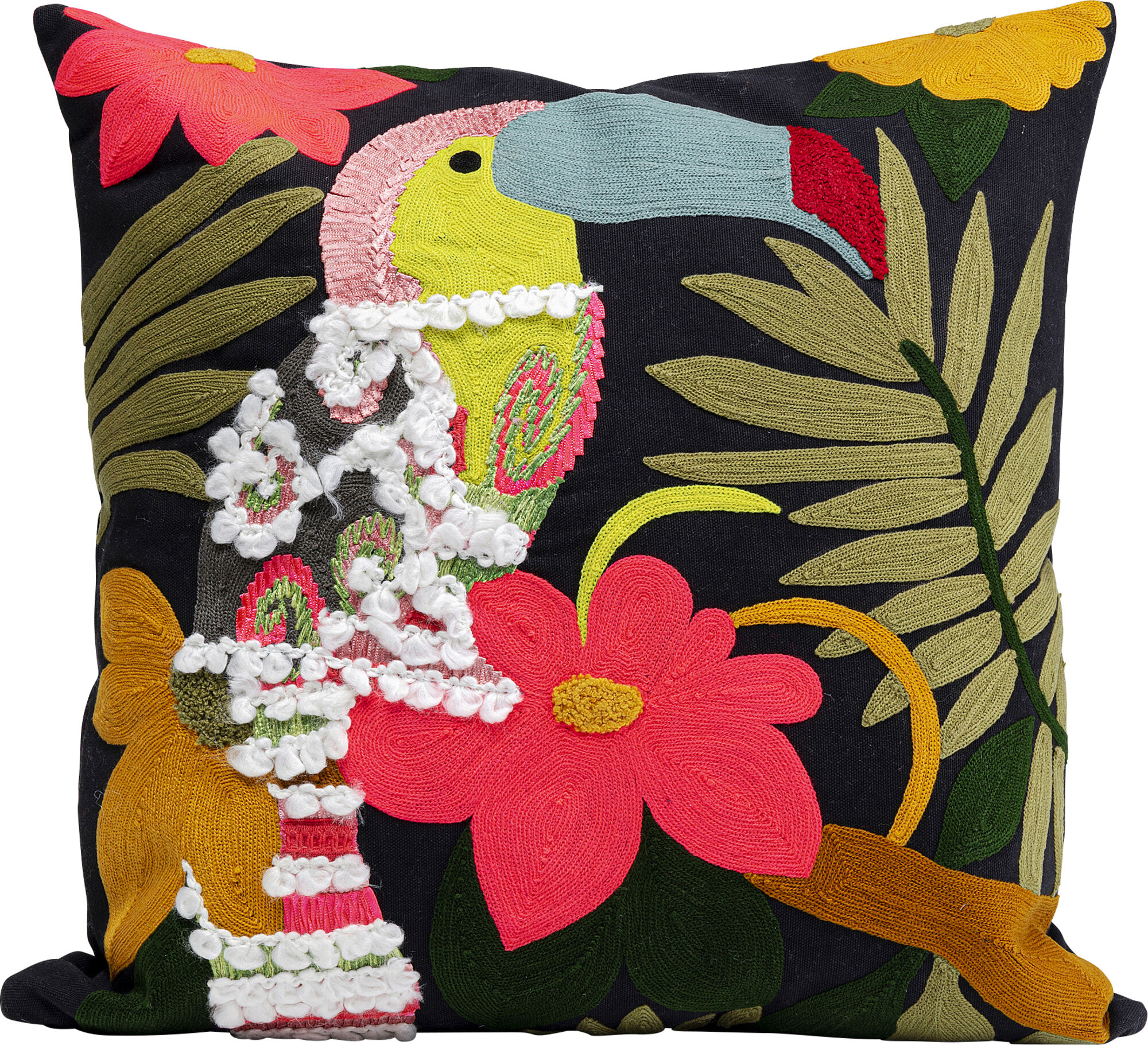 Poduszka dekoracyjna Tropical 45x45 cm kolorowa – grafika-1.