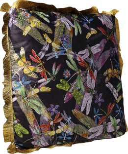 Cojín Tropical Garden Fringe 45x45cm – Imagen-1.