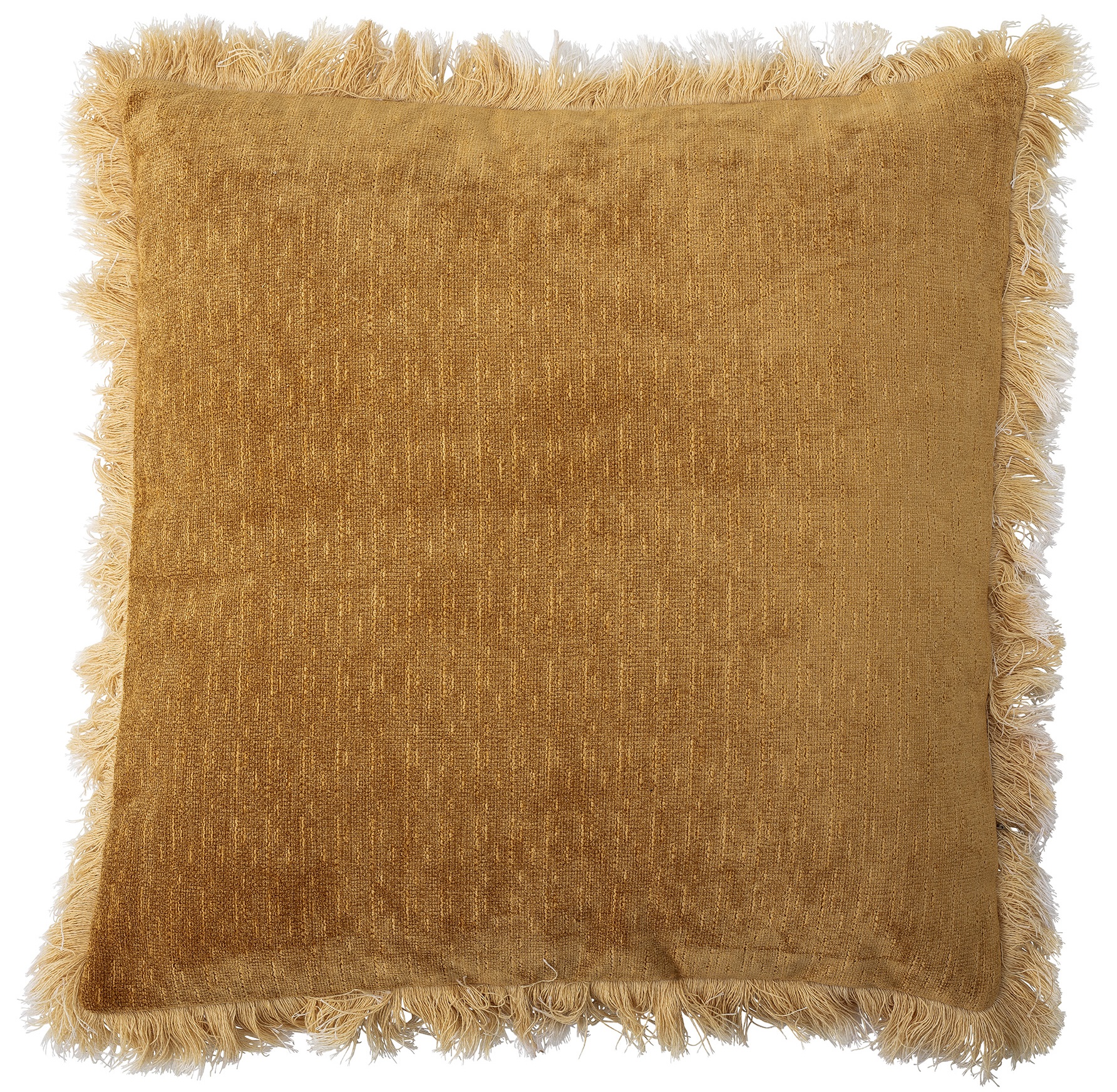 Poduszka dekoracyjna Tuskezza 45x45 cm żółta – obraz-1
