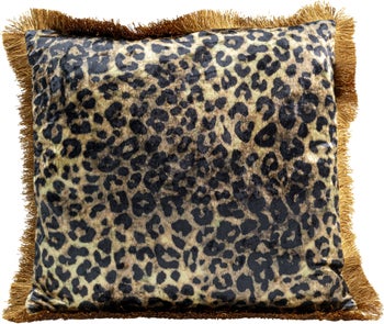 Perna decorativa Leo Fringe  45x45 cm cu – imagine-1.