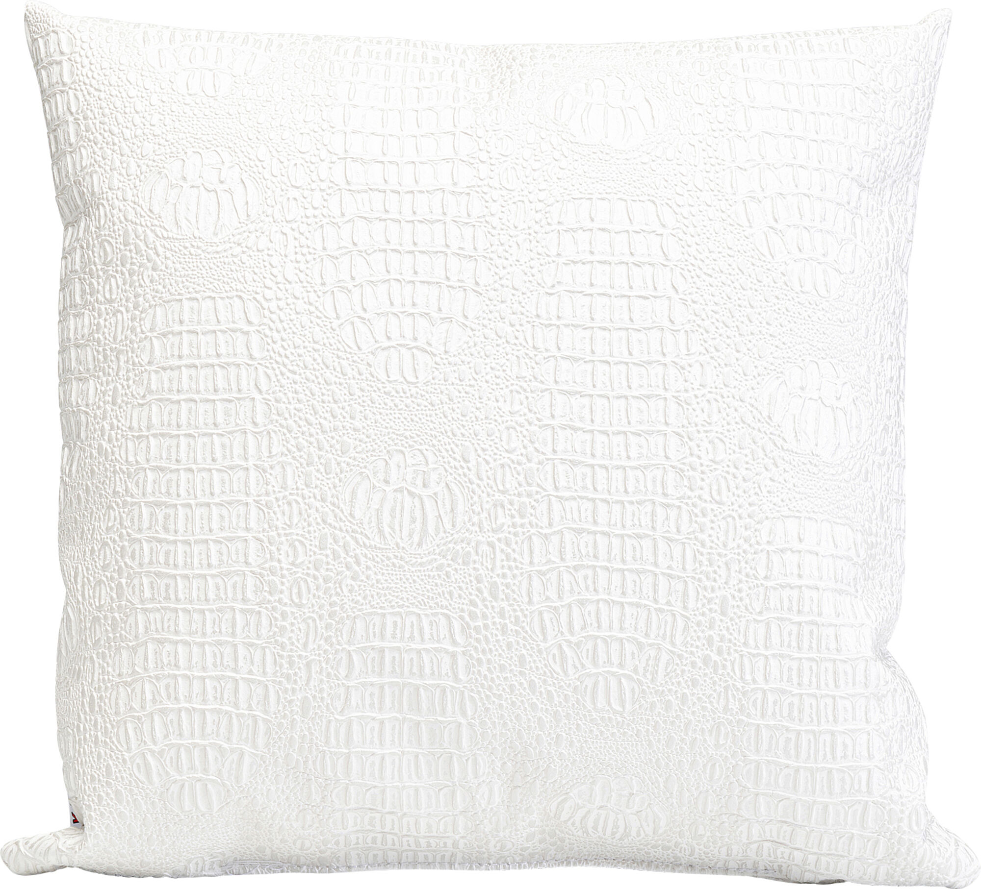 Fehér Croco Párna 40x40cm – kép-1.
