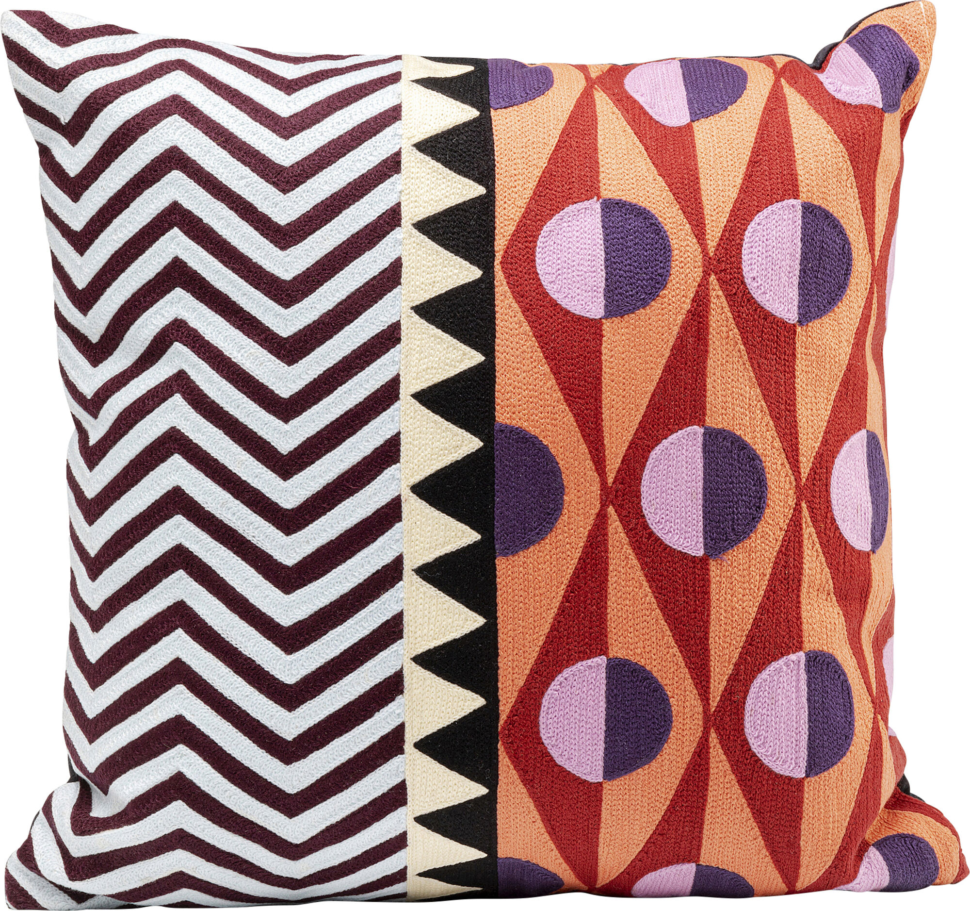 Kudde Colour Block Circles 45x45cm – bild-1.