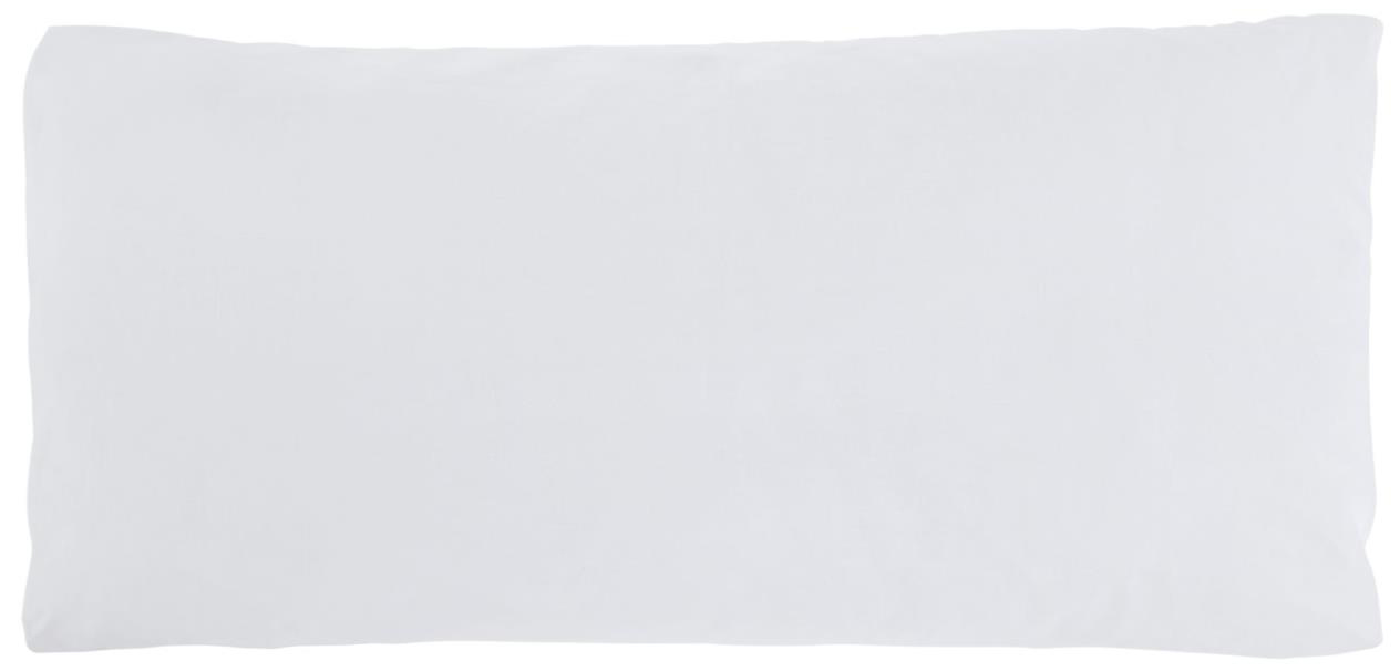 Poduszka dla dzieci bawełna biała 60x10 cm – obraz-1