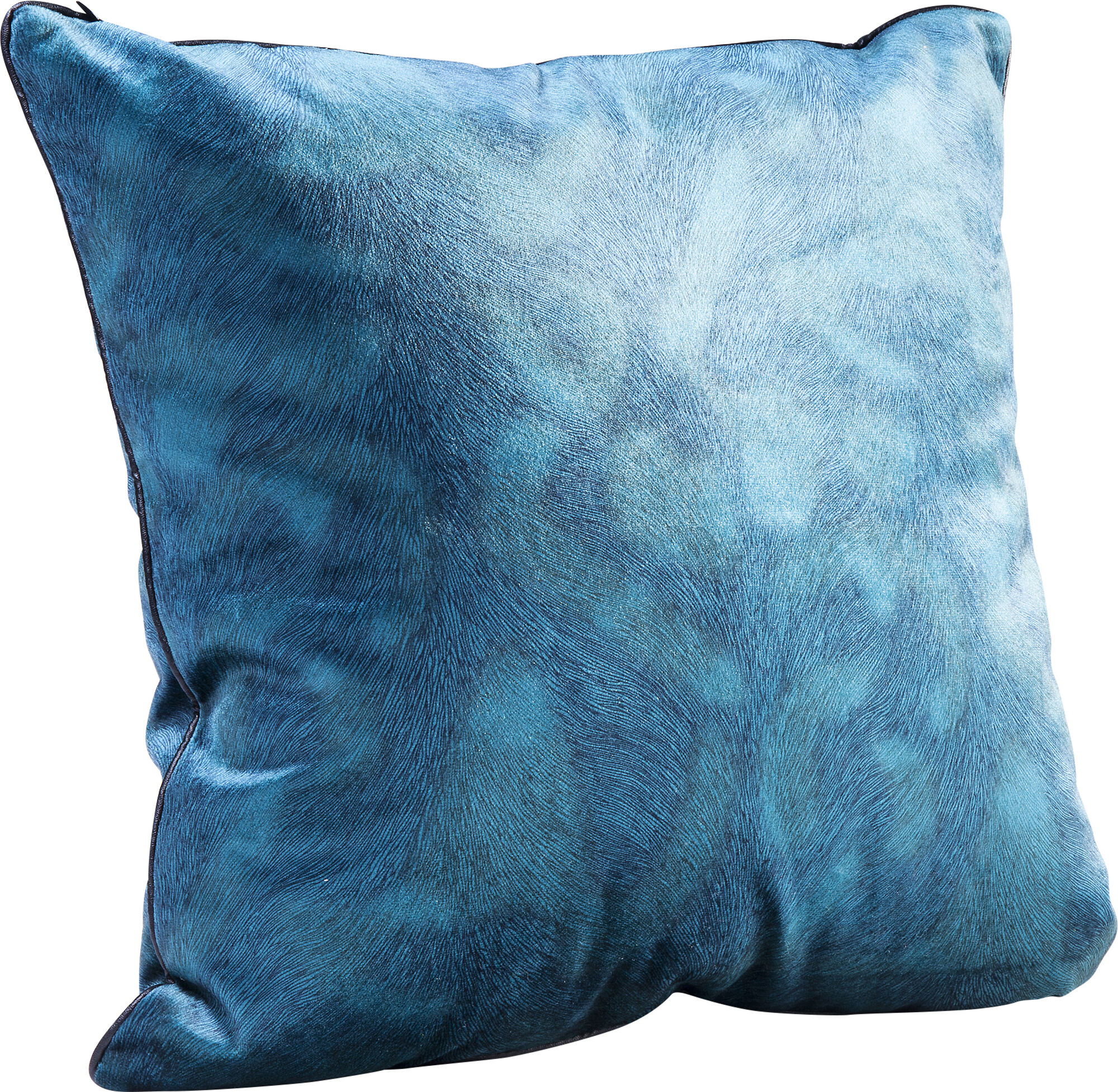 Poduszka Flow 45x45 cm turkusowa – obraz-1