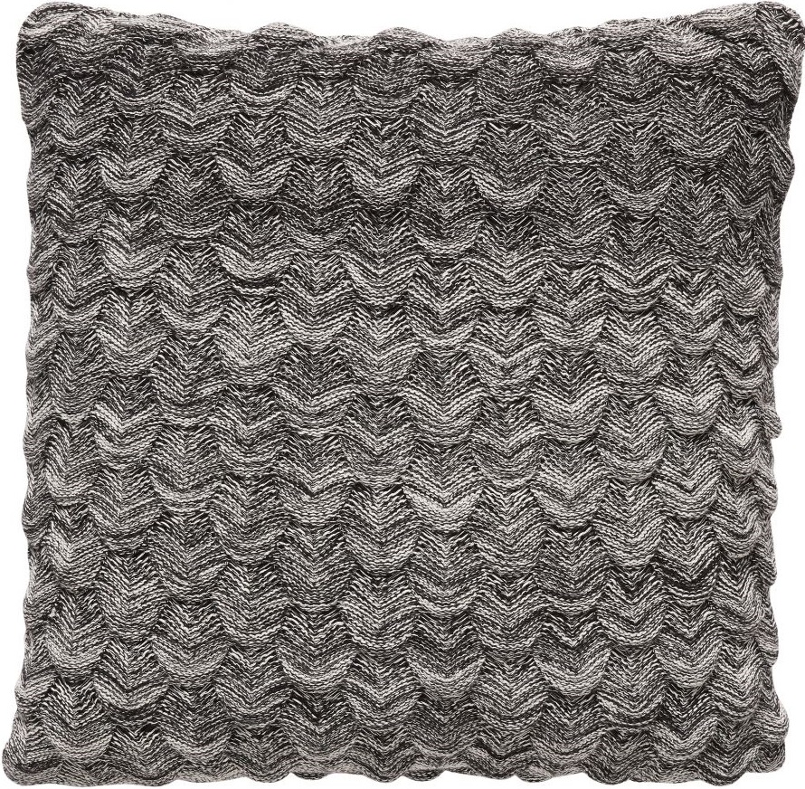 Poduszka Inter 60x60 cm czarna – obraz-1