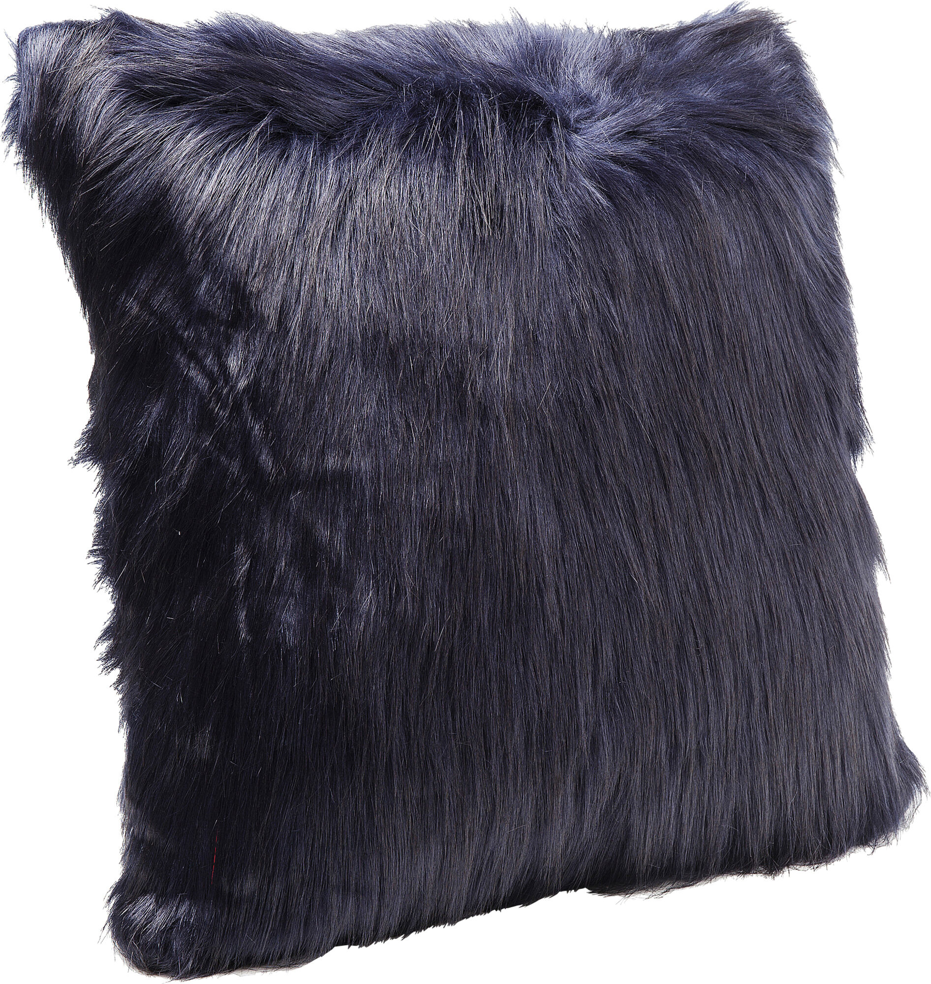 Poduszka Ontario Fur 60x60 cm granatowa – obraz-1