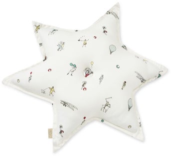 Poduszka Star Ø48 cm biała – obraz-1