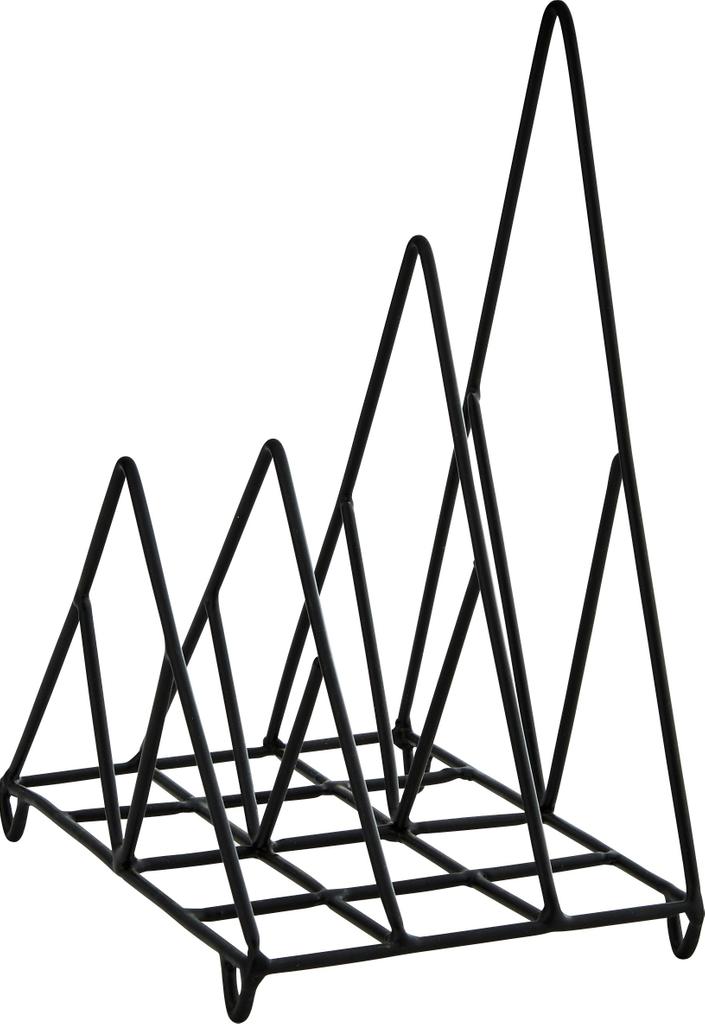 Podziałka na talerze/książki 17x22 cm czarna – obraz-1