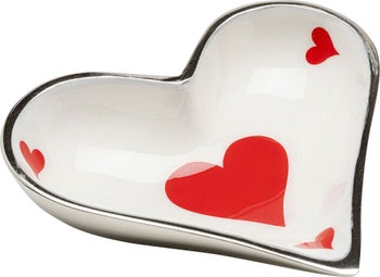 Dekorskål Hjerte Kort 15x13cm – bilde-1.