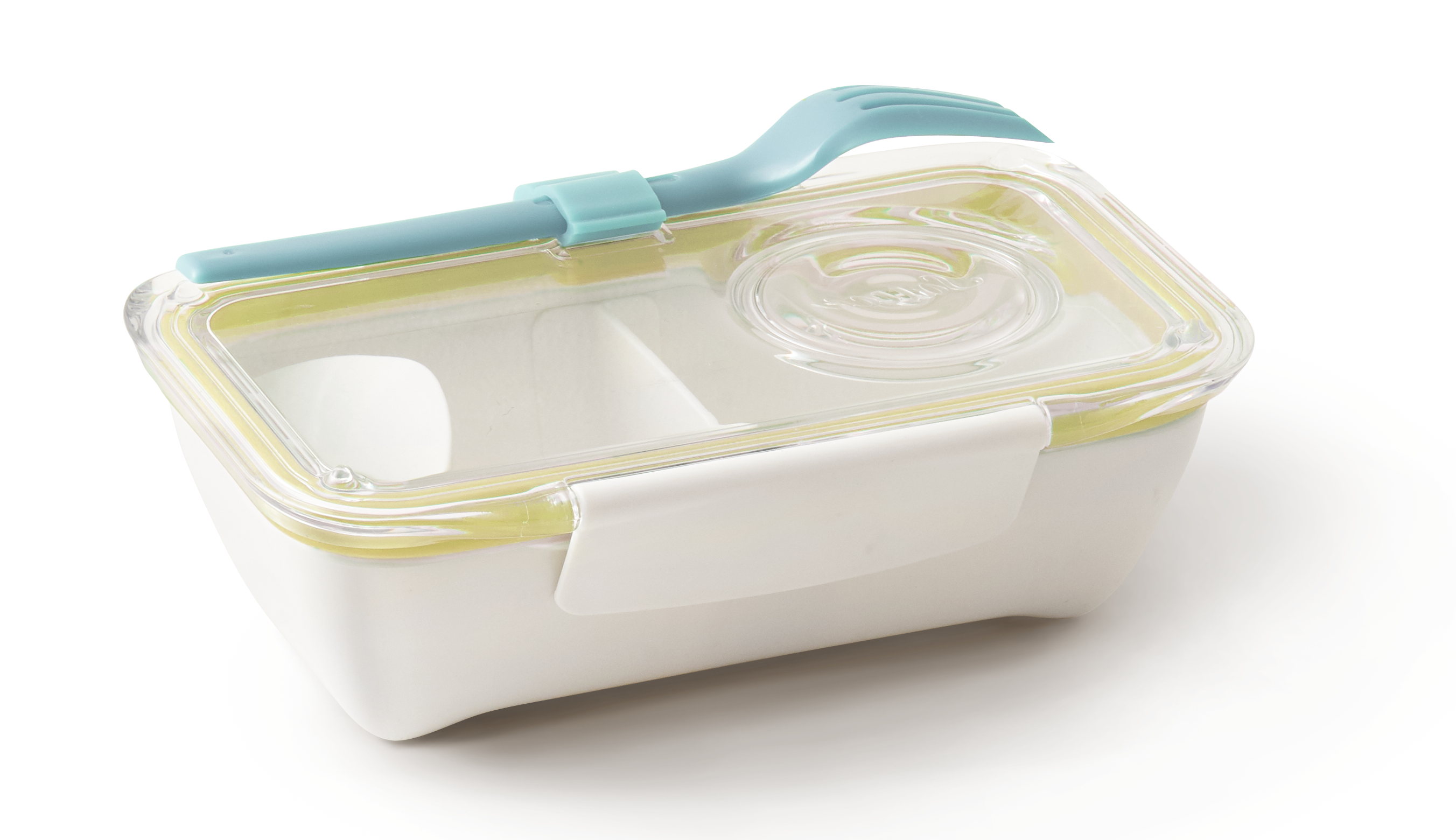 Pojemnik Bento Box 0.5 L żółto-biały – obraz-1