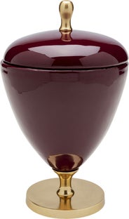 Vas devorativ Salome rosu 24cm – imagine-1.
