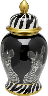 Vase Zebra Face 46cm – bilde-1.
